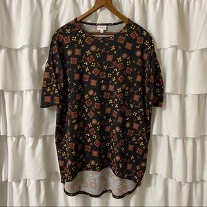 Black & Orange Lularoe Short Sleeve T Shirt